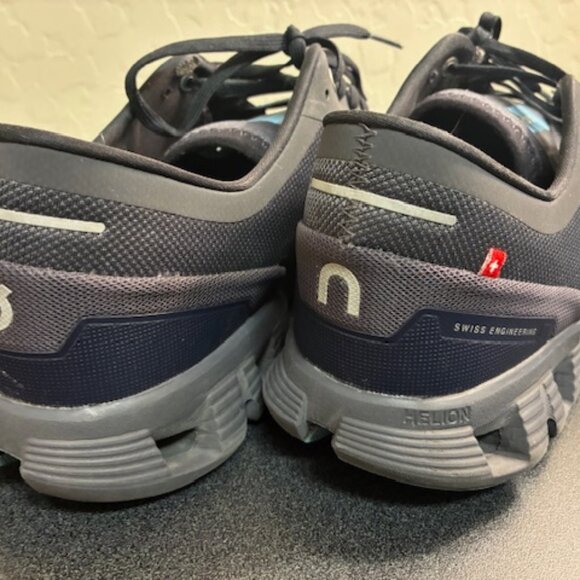 On Cloud X 3 Mens Running Shoes Gray Lace Up Low Trainer Size 13 main image 5